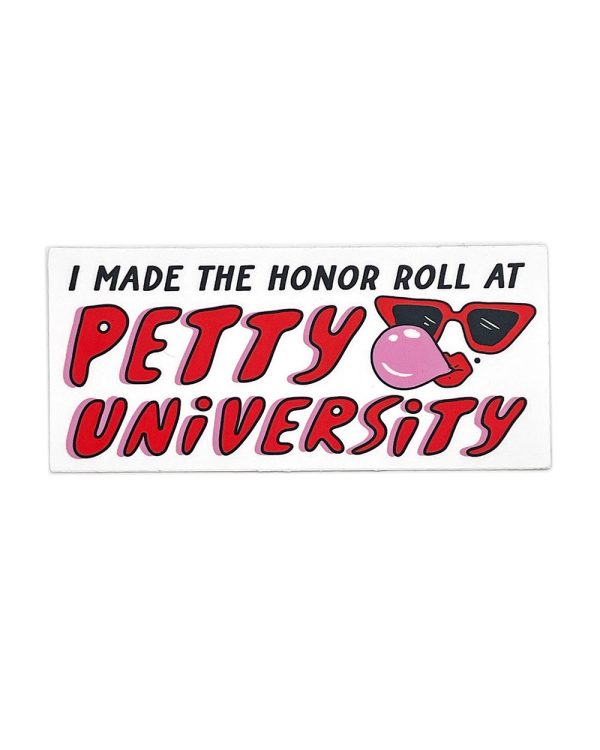 Petty University Graduation Sticker Hot on Sale