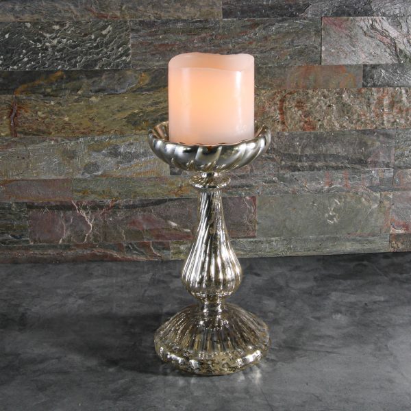 Richland Flameless LED Wavy Top Pillar Candle White 3 x3  For Cheap - Image 2