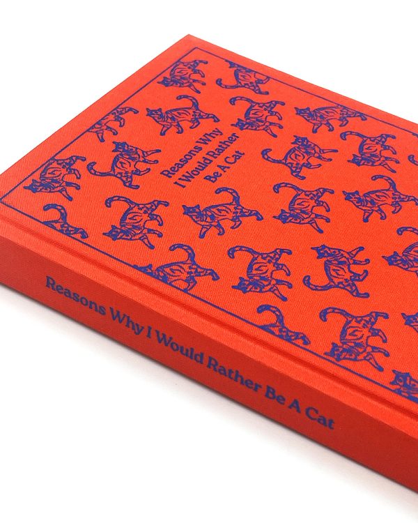 Why I Would Rather Be A Cat Cloth-Bound Journal Discount - Image 2