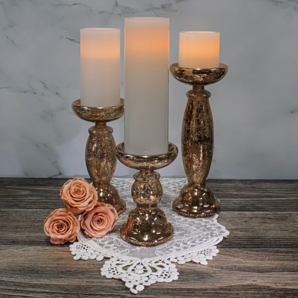 Richland Flameless LED Pillar Candles 3 x3 , 3 x6  & 3 x9  White Set of 3 Online now - Image 3