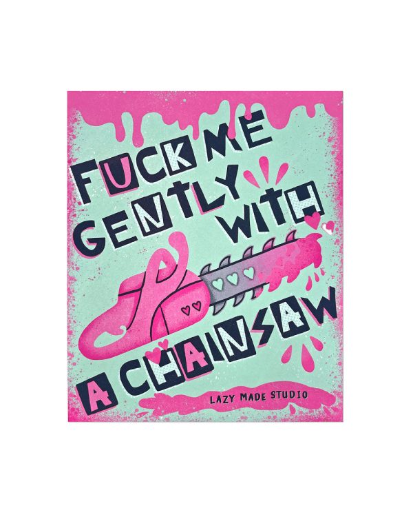 Chainsaw Art Print (8  x 10 ) Online Sale