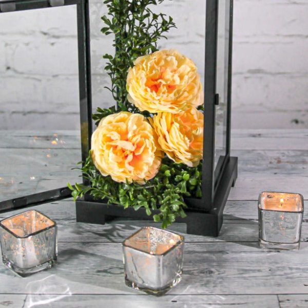 Richland Silver Mercury Square Votive Holder Set of 12 Online Sale - Image 3