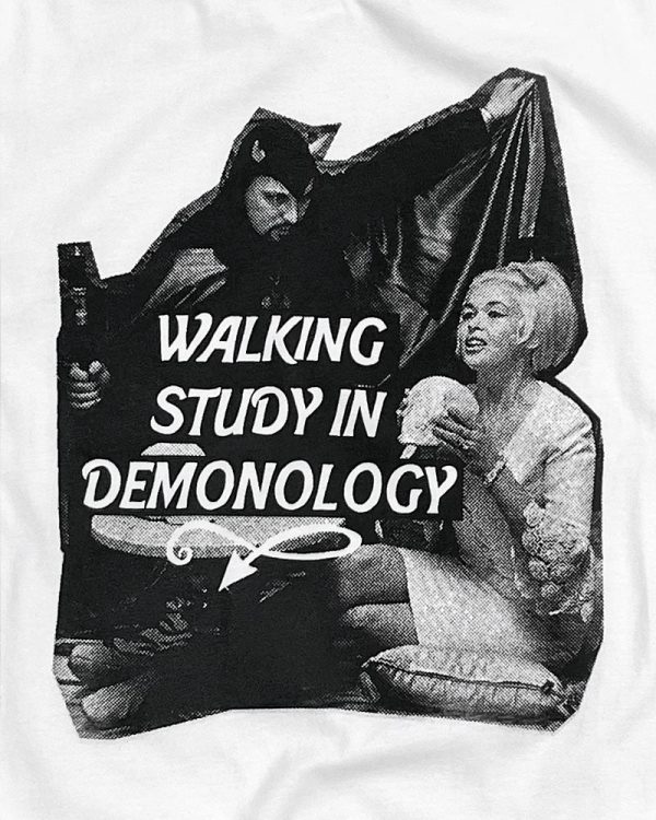 Walking Study In Demonology Unisex Shirt For Cheap - Image 2