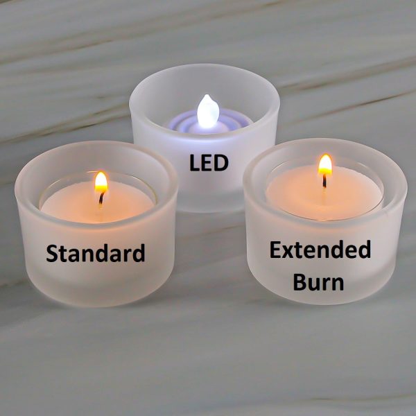 Richland Flameless LED Tealight Candles White Set of 12 Cheap - Image 2