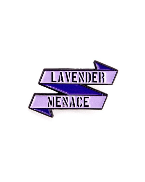 Lavender Menace Pin For Sale