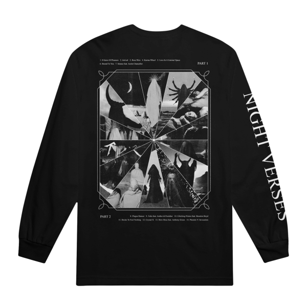 Every Sound Has A Color In The Valley Of Night • Black • Long-Sleeve T-Shirt For Cheap - Image 2