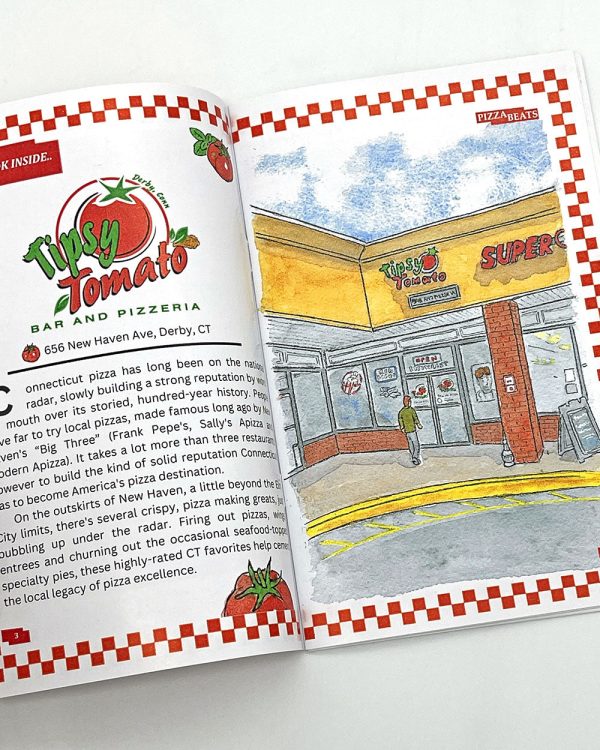 PIZZA BEATS Zine - Double Issue #3 (Tipsy Tomato, Letizia’s Pizza, Mama Celeste) For Discount - Image 3