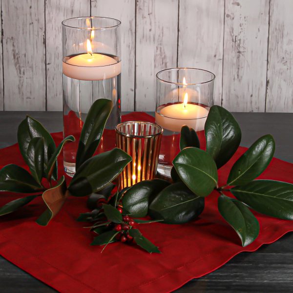 Eastland Cylinder Floating Candle Holder 3.25 x7.5  Set of 12 on Sale - Image 2