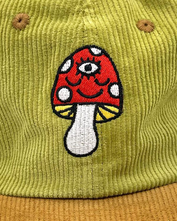 Third Eye Mushroom Corduroy Hat Sale - Image 2