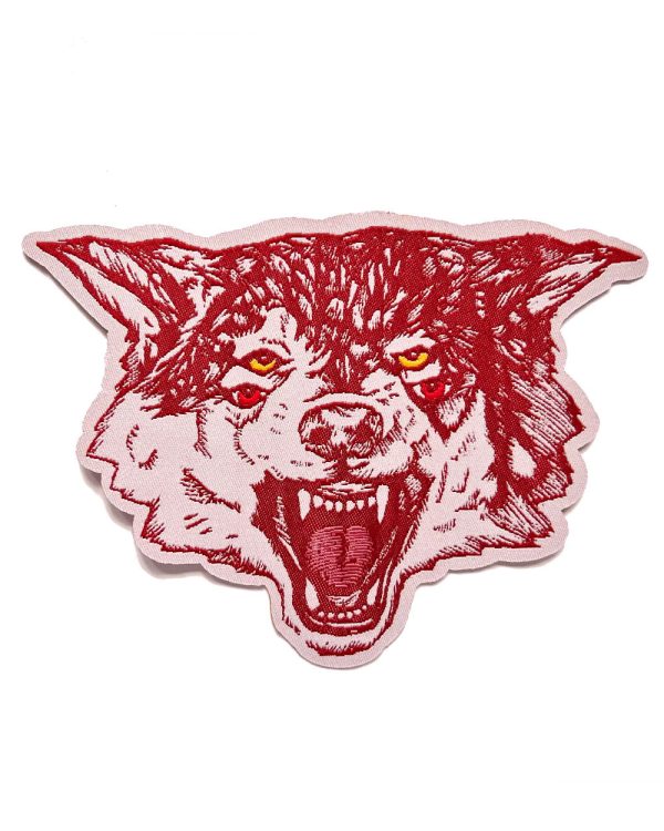 4-Eyed Wolf Patch Fashion