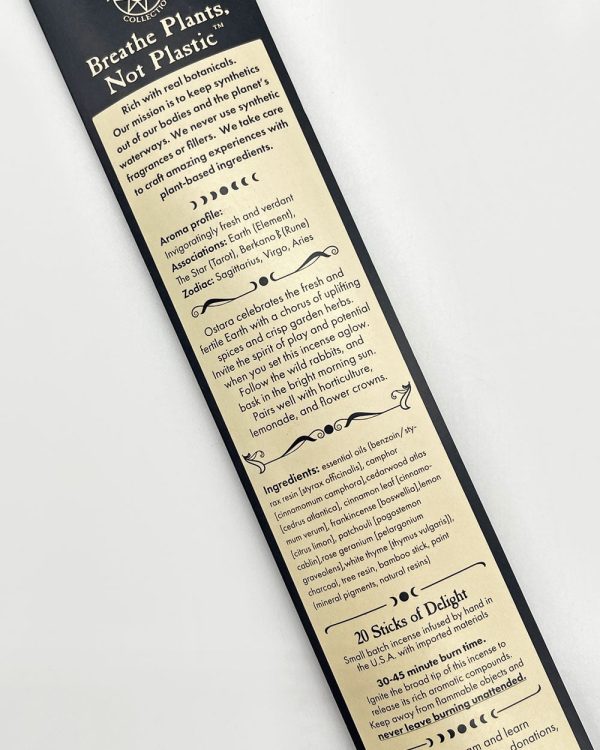 Ostara Incense Sticks: Roses, Earth, Spring Rain (Limited Edition) on Sale - Image 3