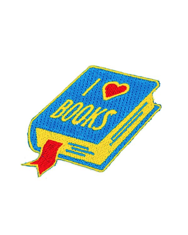 I Heart Books Patch For Sale