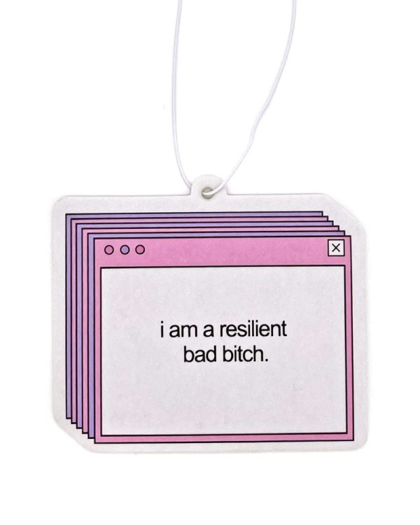 Resilient Bitch Car Air Freshener (Cherry) Hot on Sale