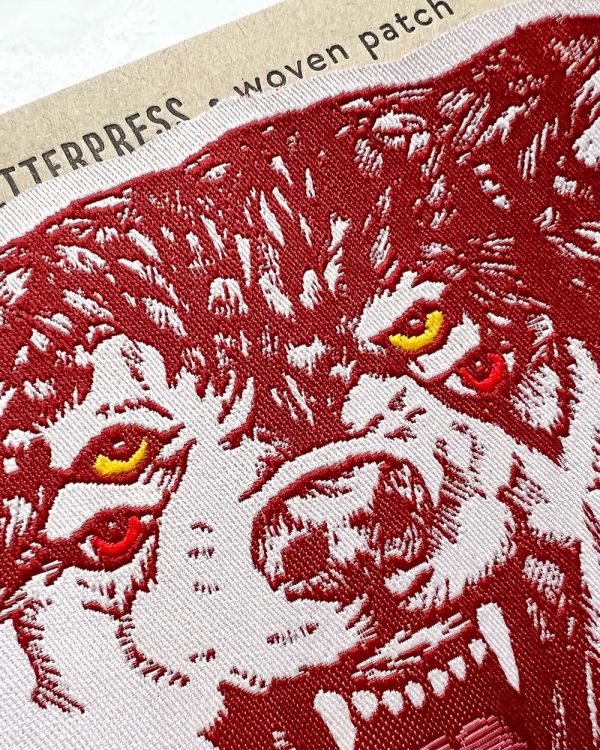 4-Eyed Wolf Patch Fashion - Image 2