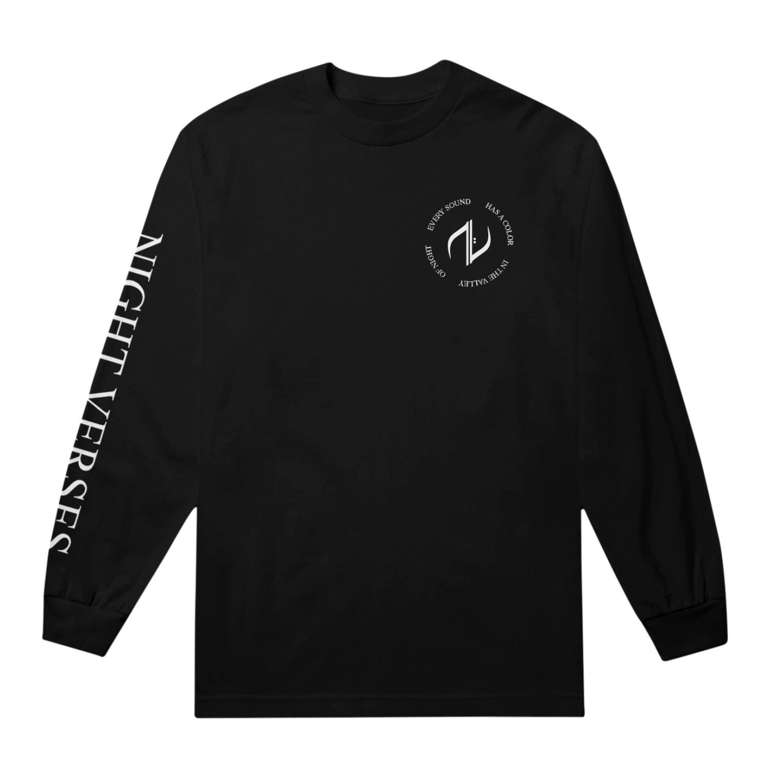 Every Sound Has A Color In The Valley Of Night • Black • Long-Sleeve T-Shirt For Cheap
