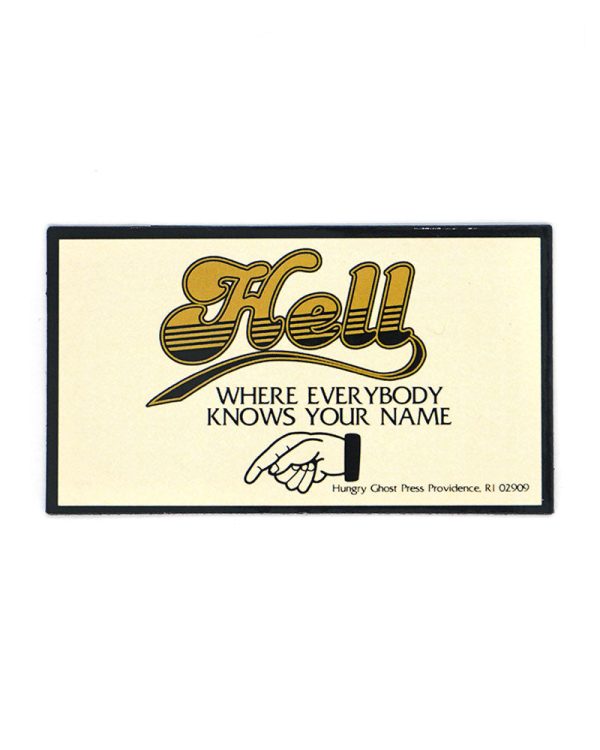 Hell (Local Bar) Refrigerator Magnet Online Hot Sale