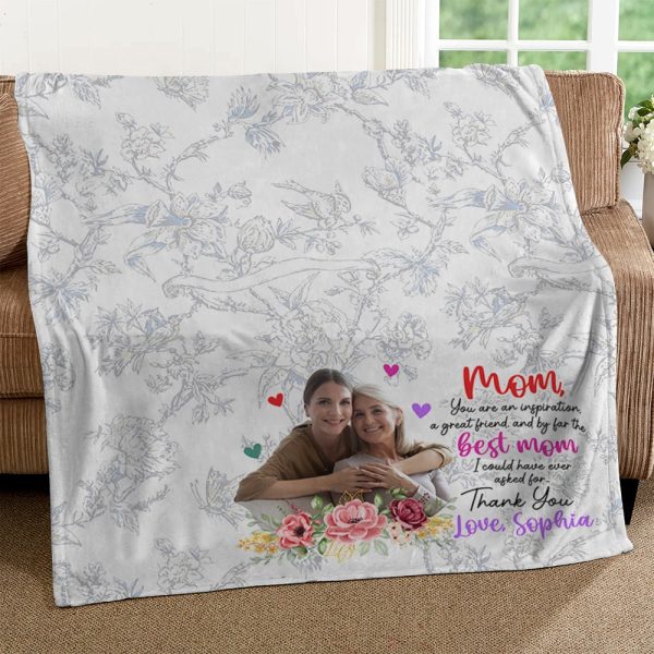 Personalized Gifts For Mom Blanket You Are An Inspiration Online now - Image 2